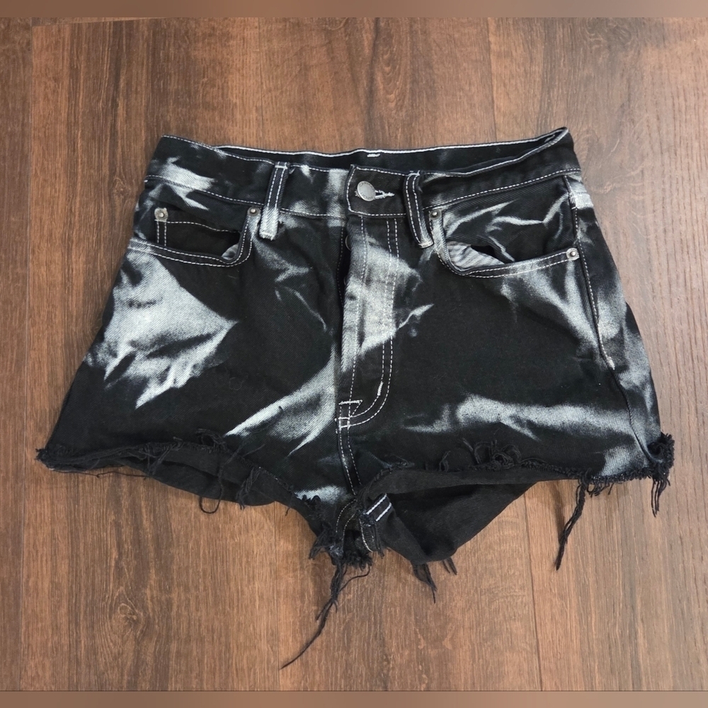 Stylish Black Denim Women Shorts